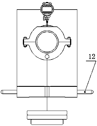 A detection device and method for the radial stiffness of a bearing ring with an installation side