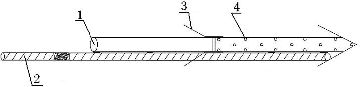 Steel tube locked anchor rod construction method