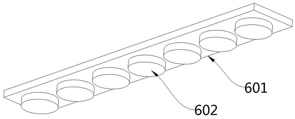 Tabletting device for effervescent tablets