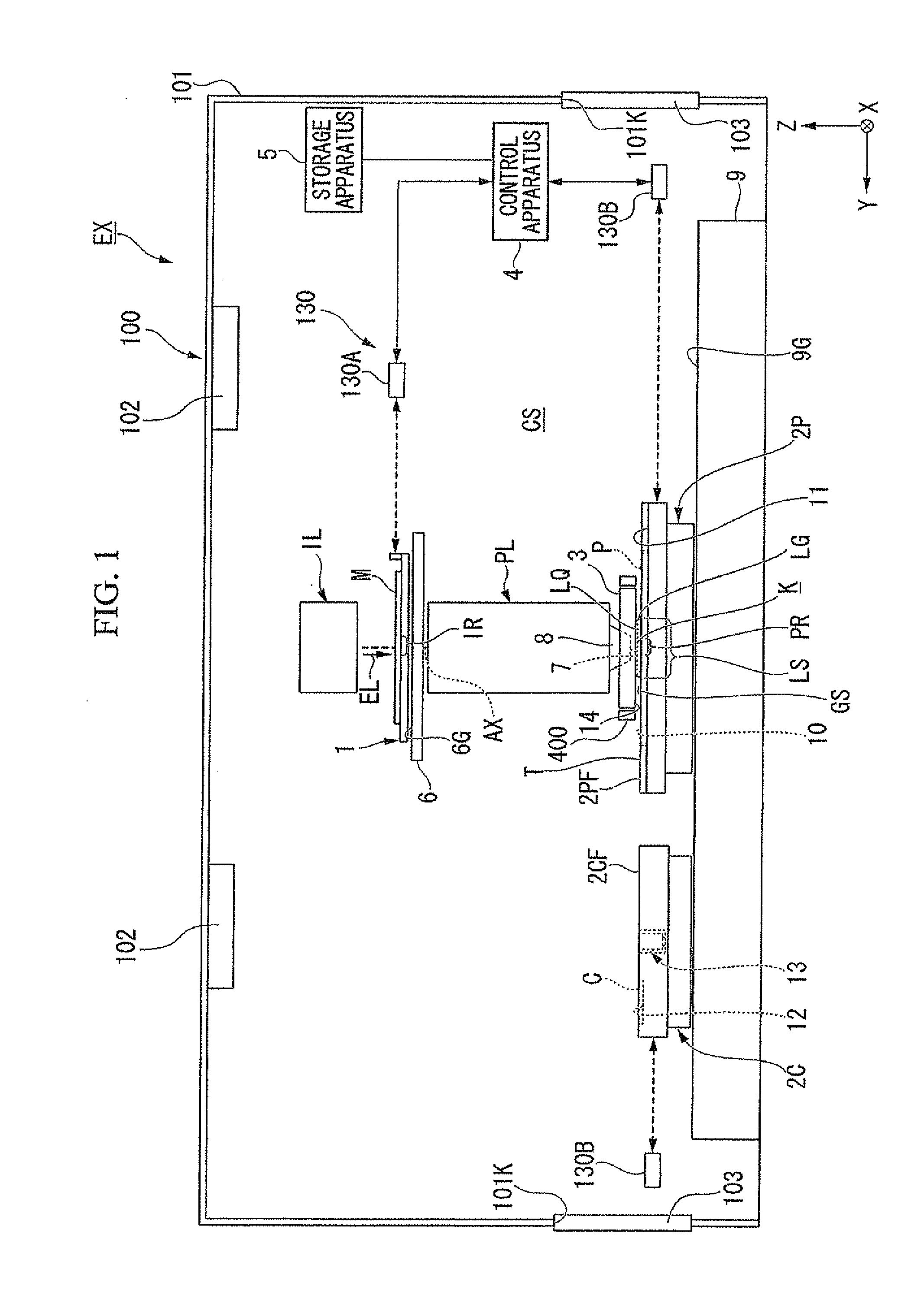 Cleaning method, liquid immersion member, immersion exposure apparatus, device fabricating method, program, and storage medium