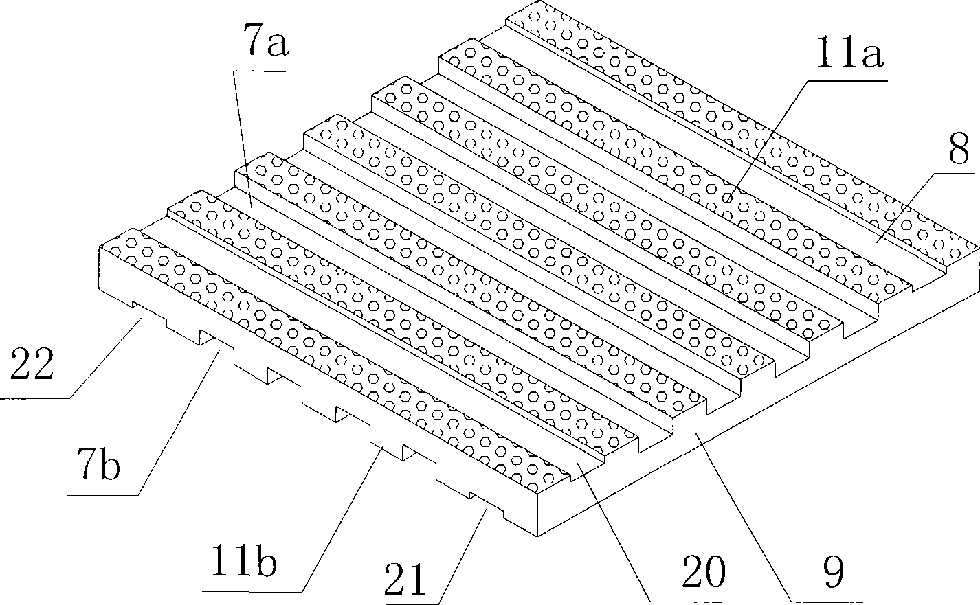 Negative-pressure humidification vehicle-mounted fuel cell system with perforated plate humidifier