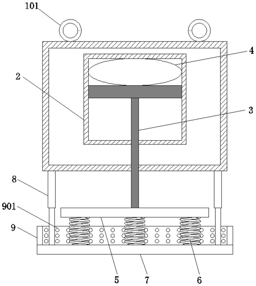 Immersed tube tunnel tube segment gravity anchor