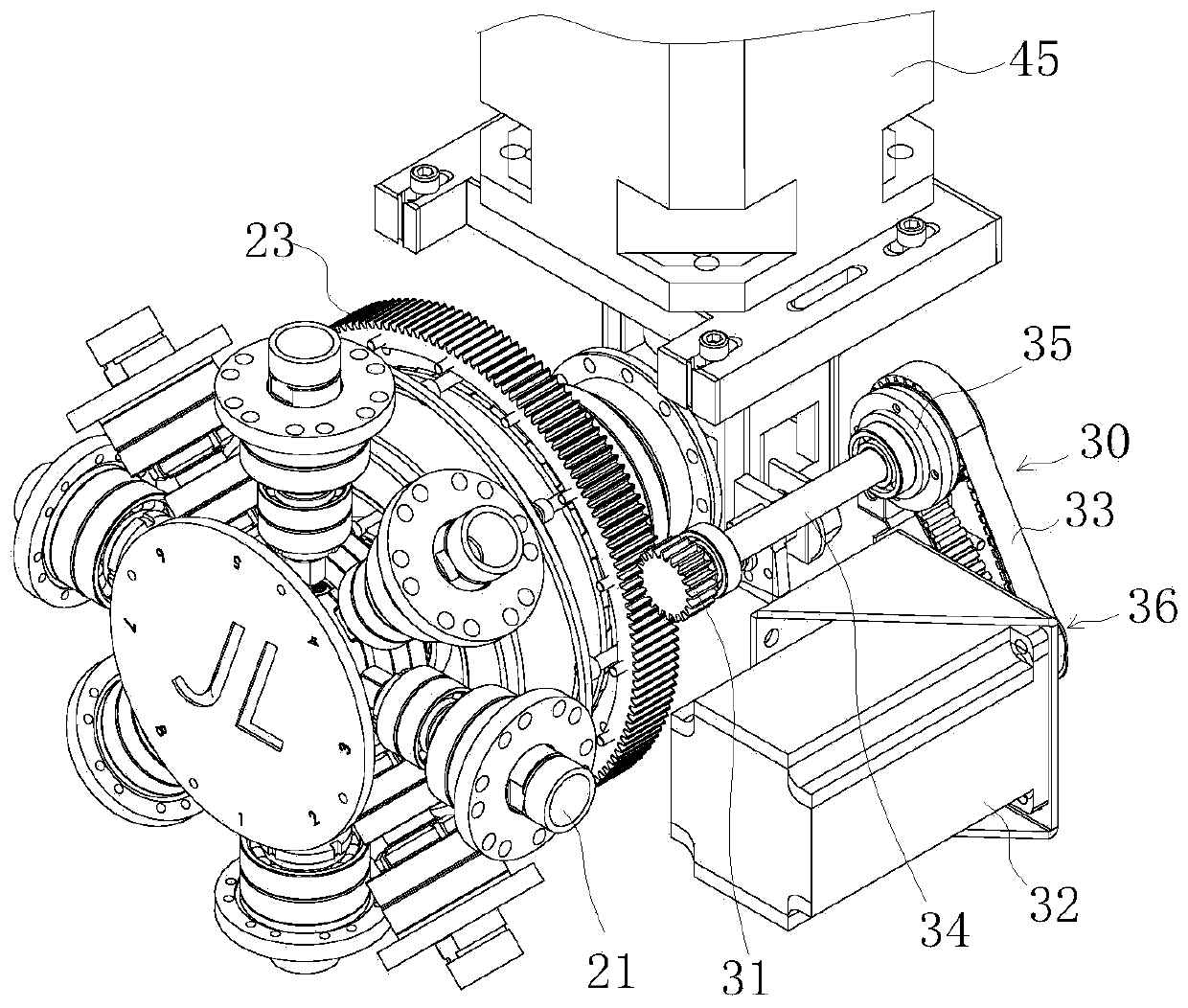 Drilling and milling machining center