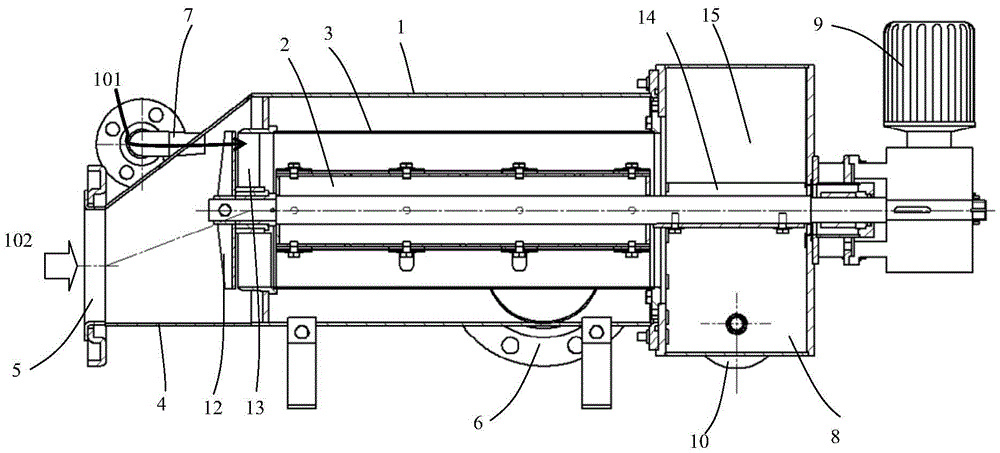 Novel hair removing and filtering system of dyeing machine