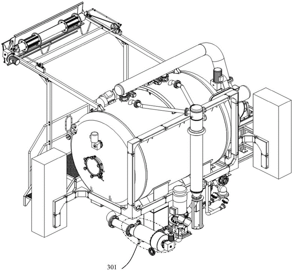 Novel hair removing and filtering system of dyeing machine