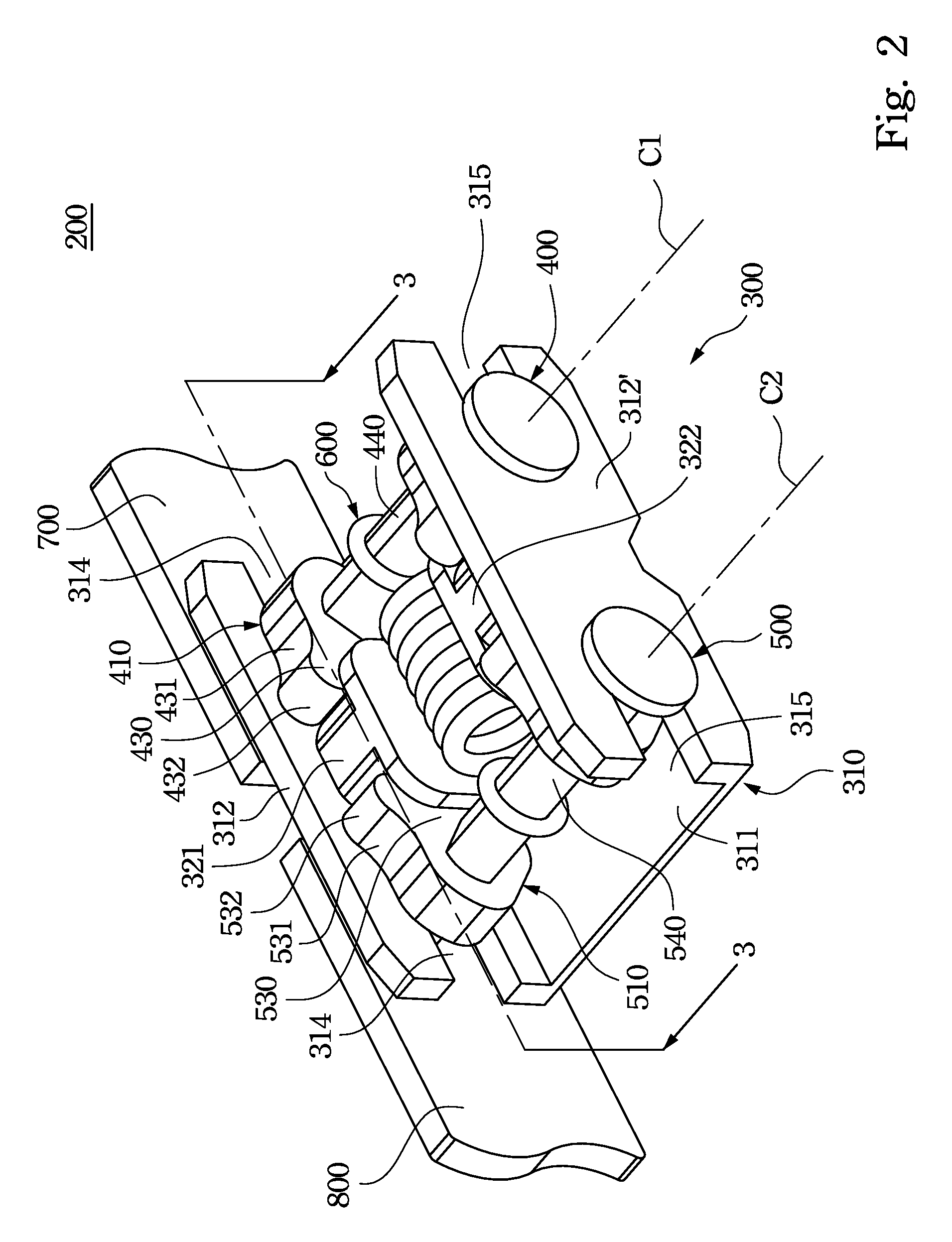 Dual-axis hinge structure and electric device having the same