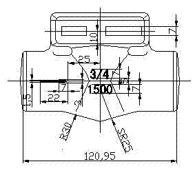 Technology for integrally forging valve with flange