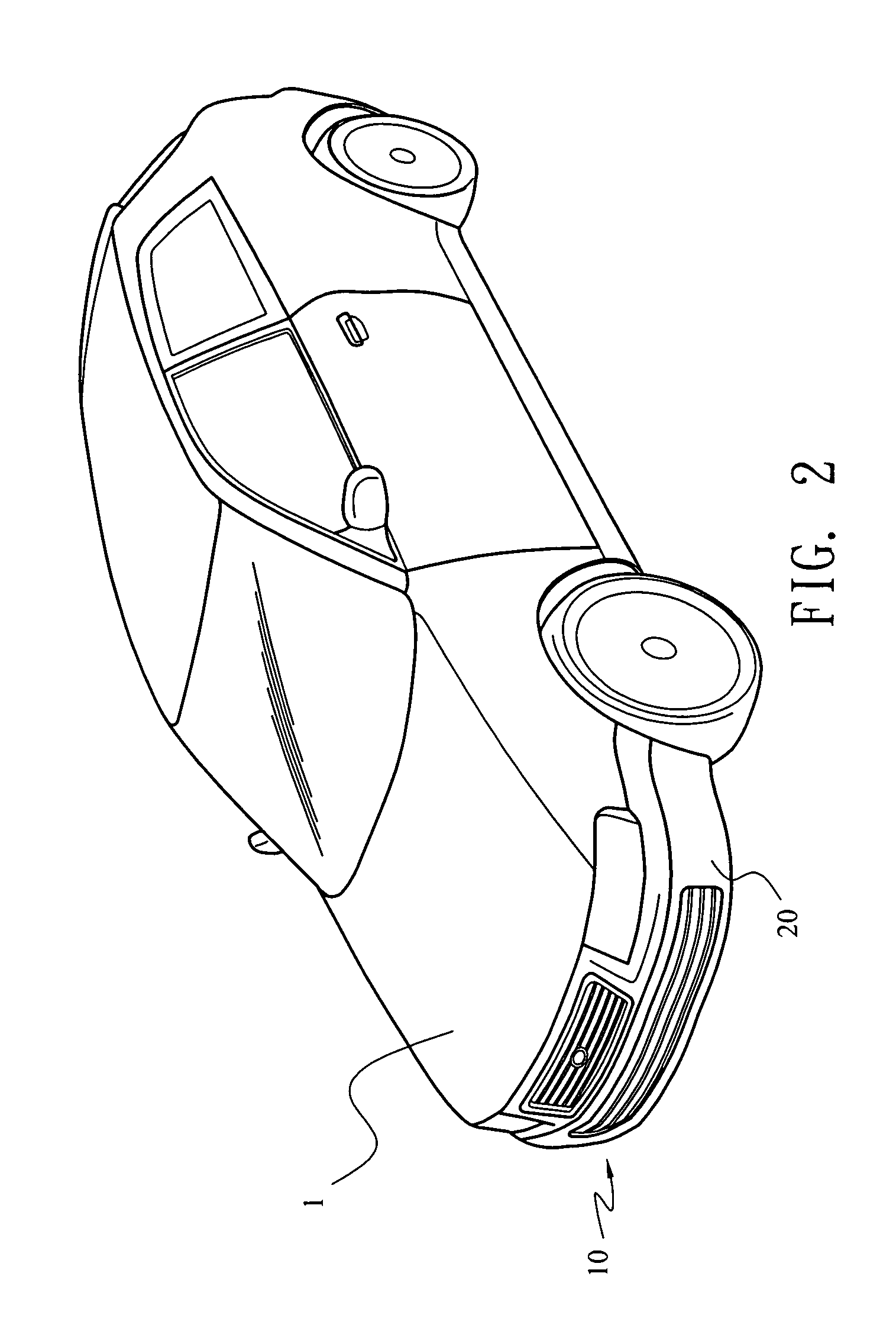 Vehicular wind power generation device