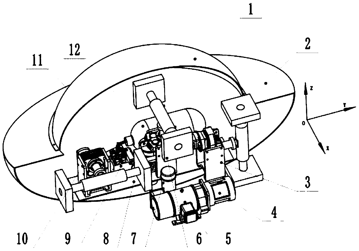 Closed full-degree-of-freedom wave power generation device and working method thereof