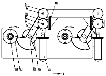 Well kiln type transplanting and cavity forming mechanism