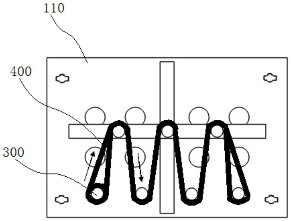 A hand-held photocatalytic fiber sewage treatment device and its application method