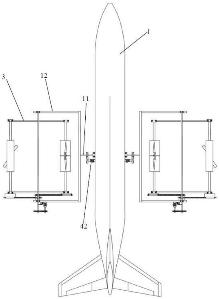 Tilting type free half-rotating flapping rotor aircraft