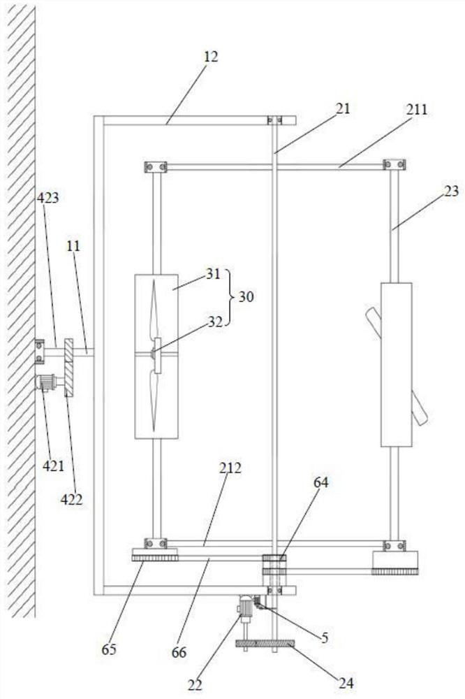 Tilting type free half-rotating flapping rotor aircraft