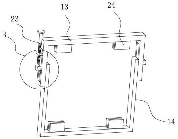 Cleaning and hanging device and method for garment production and processing