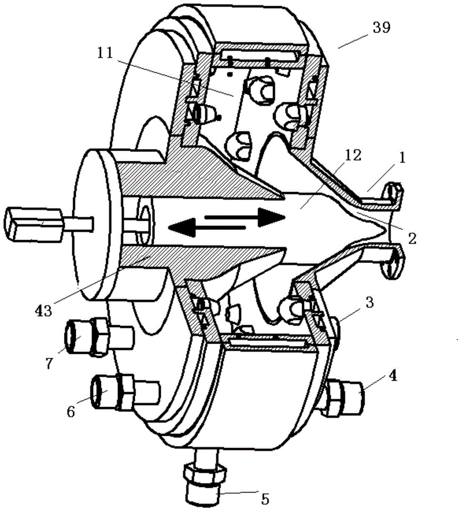 On-line adjustable fuel gas generator adopting jet flow collision combustion mode