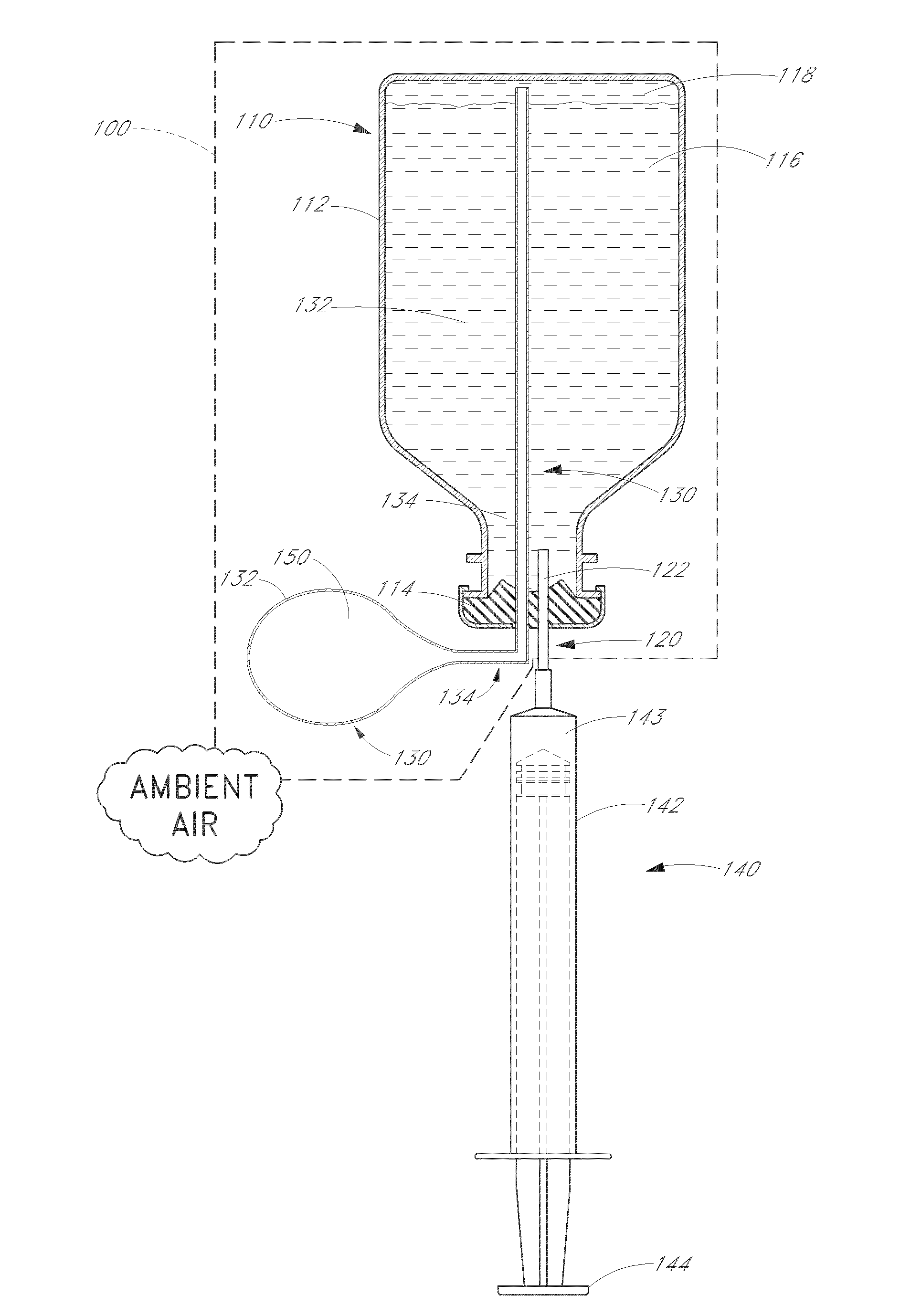 Pressure-regulating vial adaptors