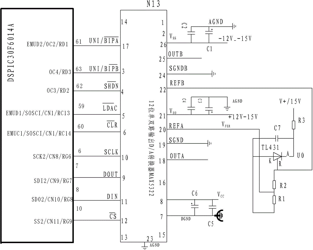 An electronic accelerator driving circuit