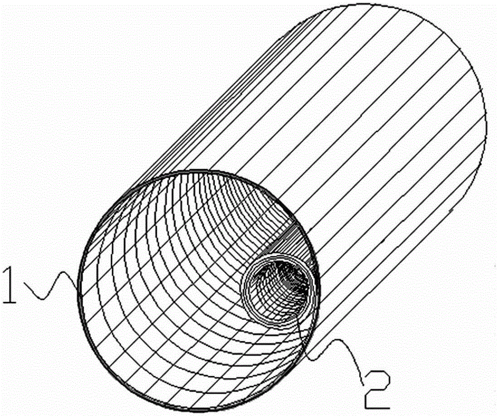 Novel wall bushing and through-wall hole blocking method adopting same