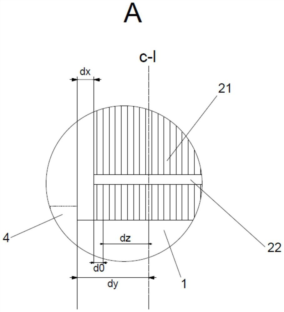 Pier column protective layer thickness detection adjusting device