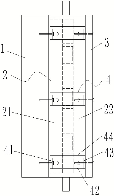 Building external wall thermal insulation system