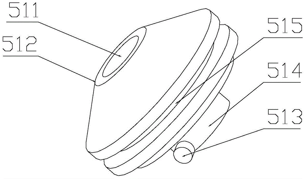 Tearing rope position accurate positioning production device and method