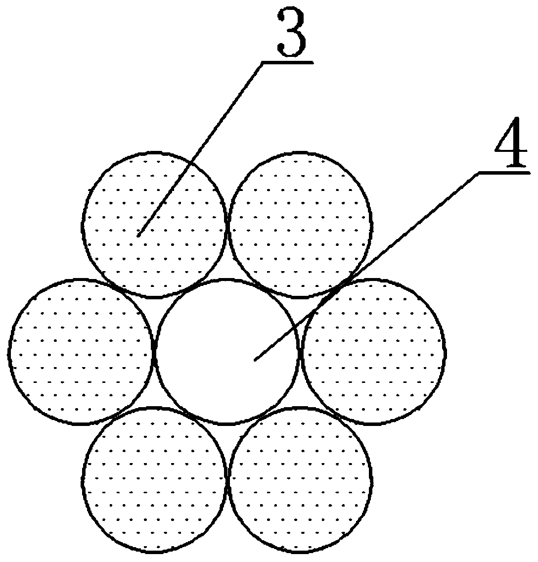 Anti-biological-attachment rope