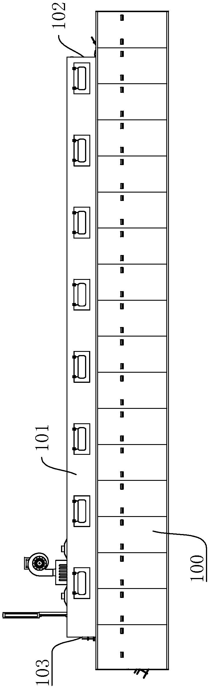 Automobile part washing production line and washing method