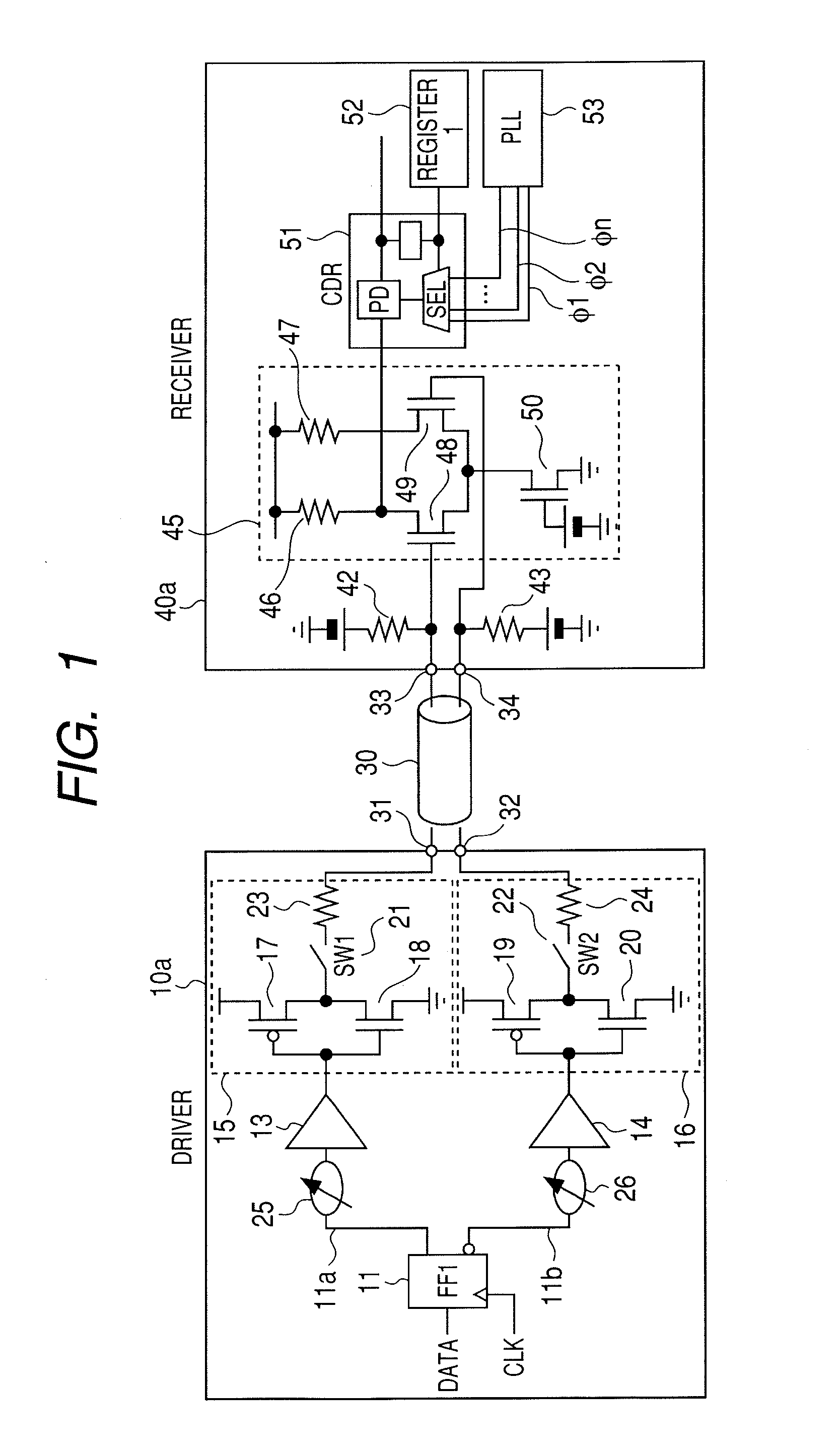 Differential signaling system and method of controlling skew between signal lines thereof