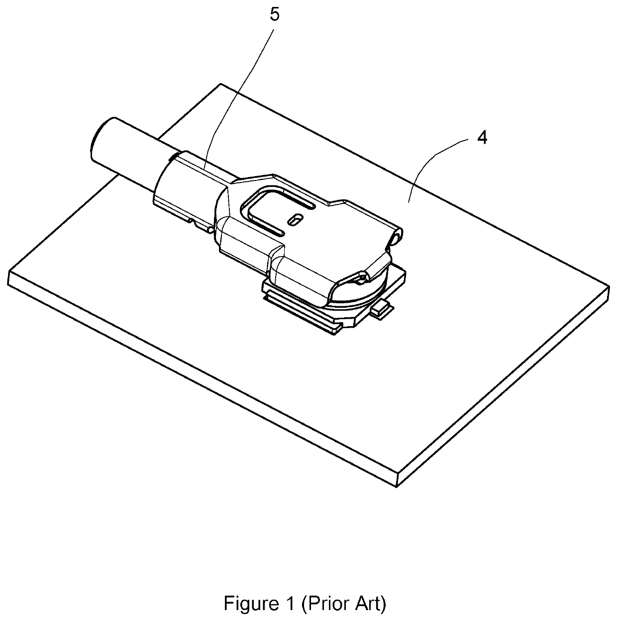 Ultra-high frequency super thin coaxial RF connector assembly