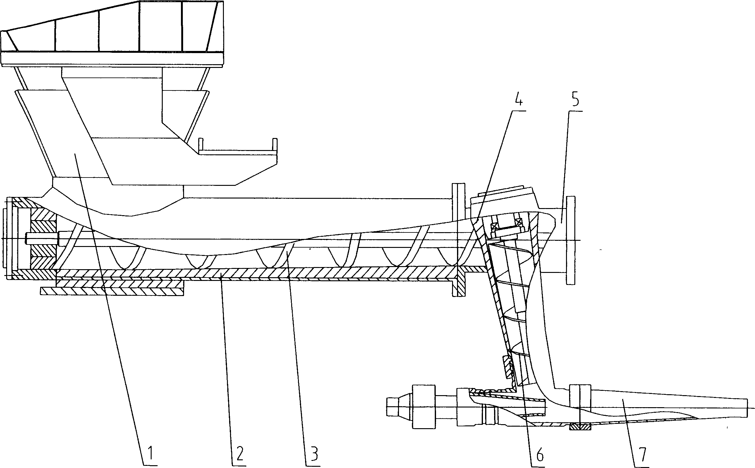 Stirring-cage type wet-spraying machine