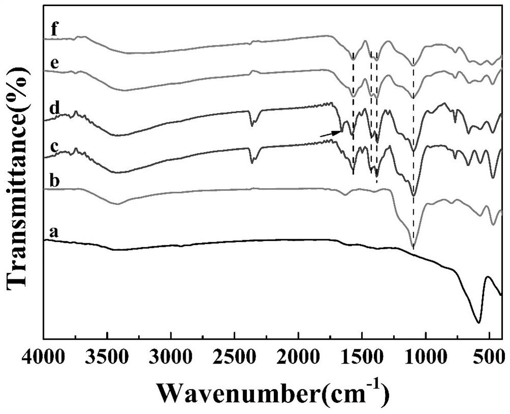 Dual-response type virus molecularly imprinted sensor based on magnetism and photons, and construction method thereof