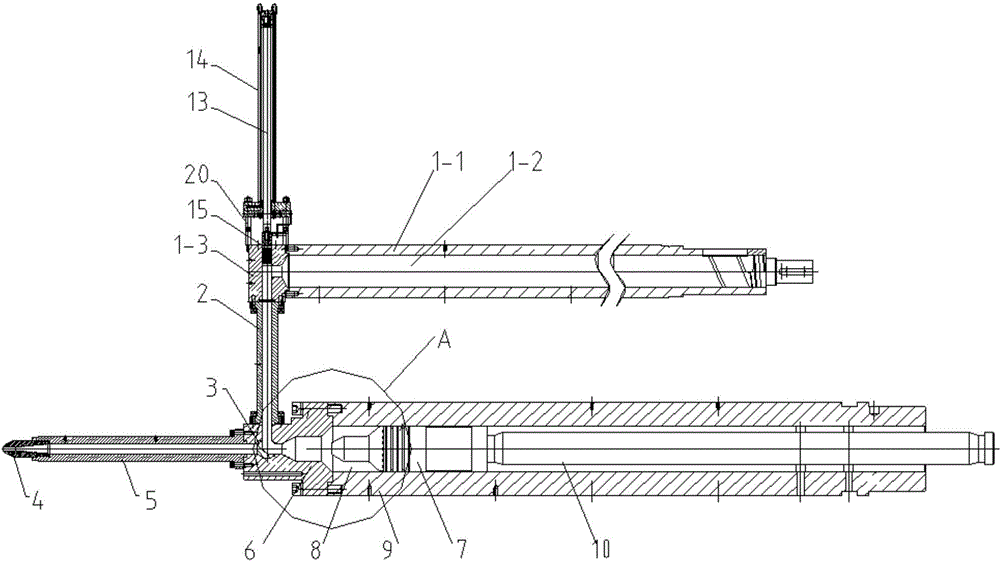 Plastic extrusion injection molding machine with injection connecting rod defective material cleaning function