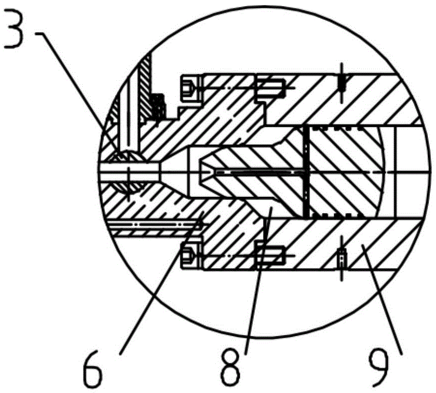 Plastic extrusion injection molding machine with injection connecting rod defective material cleaning function