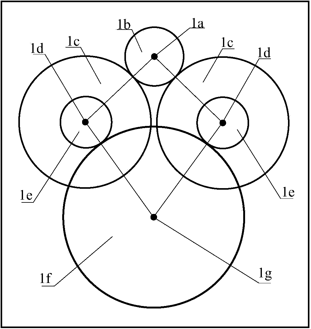 Experiment device and method for measuring uniform load performance of power dividing gear system