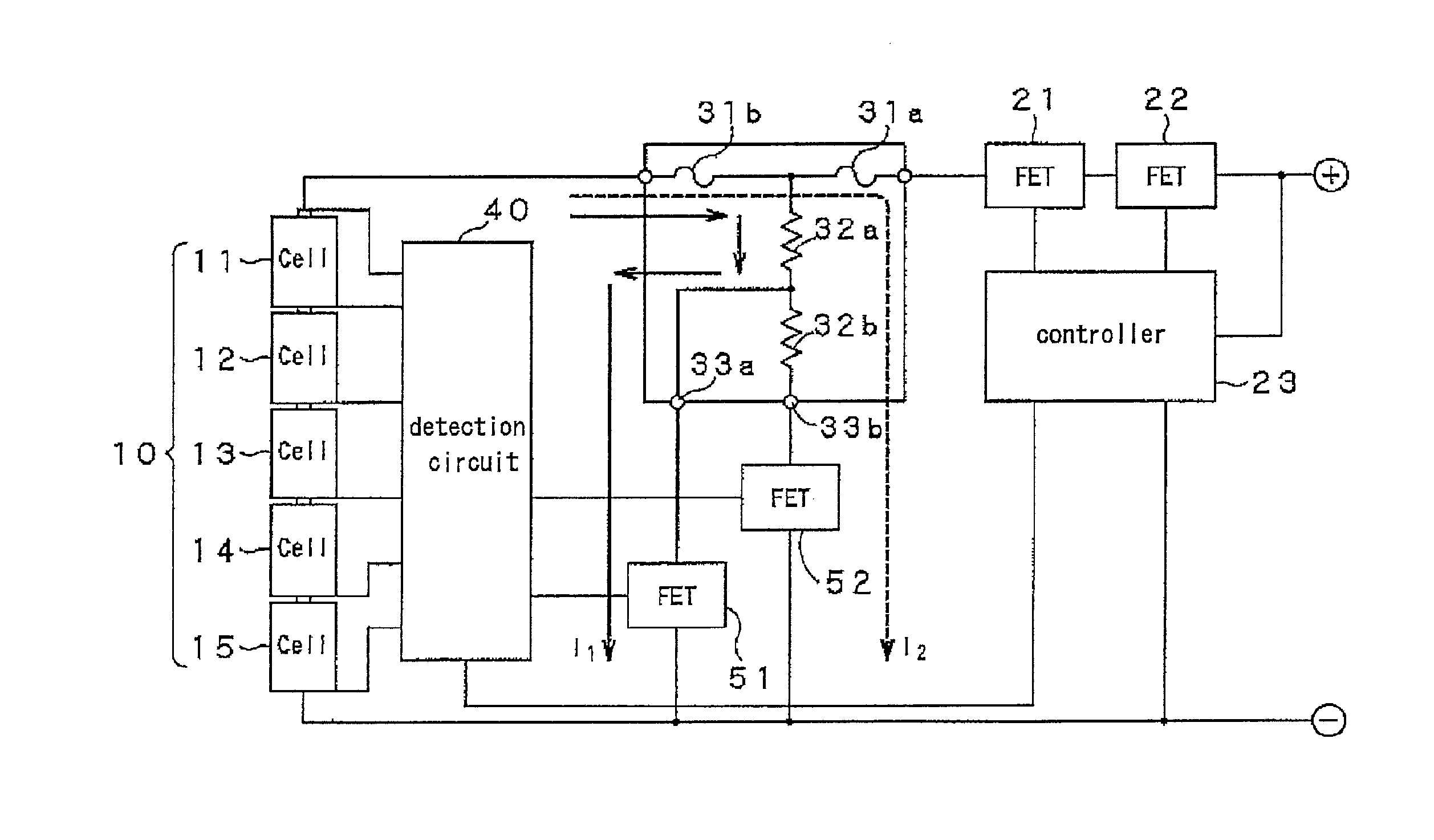 Protection circuit, battery control device, and battery pack