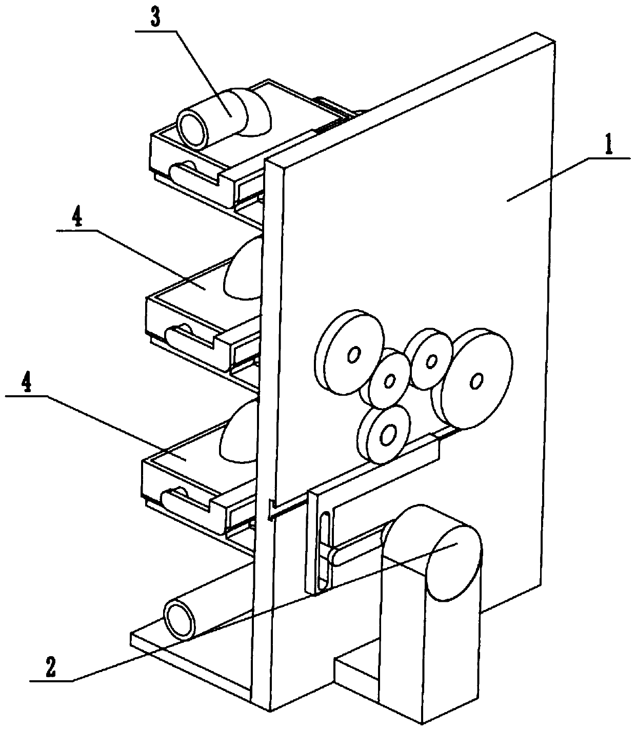 Oil field well mouth S-shaped rapid viscosity reduction device based on coupling function