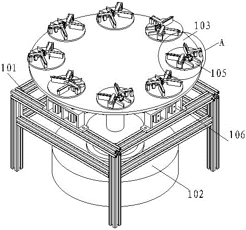 Eight-station welding station for electric plug welding machine