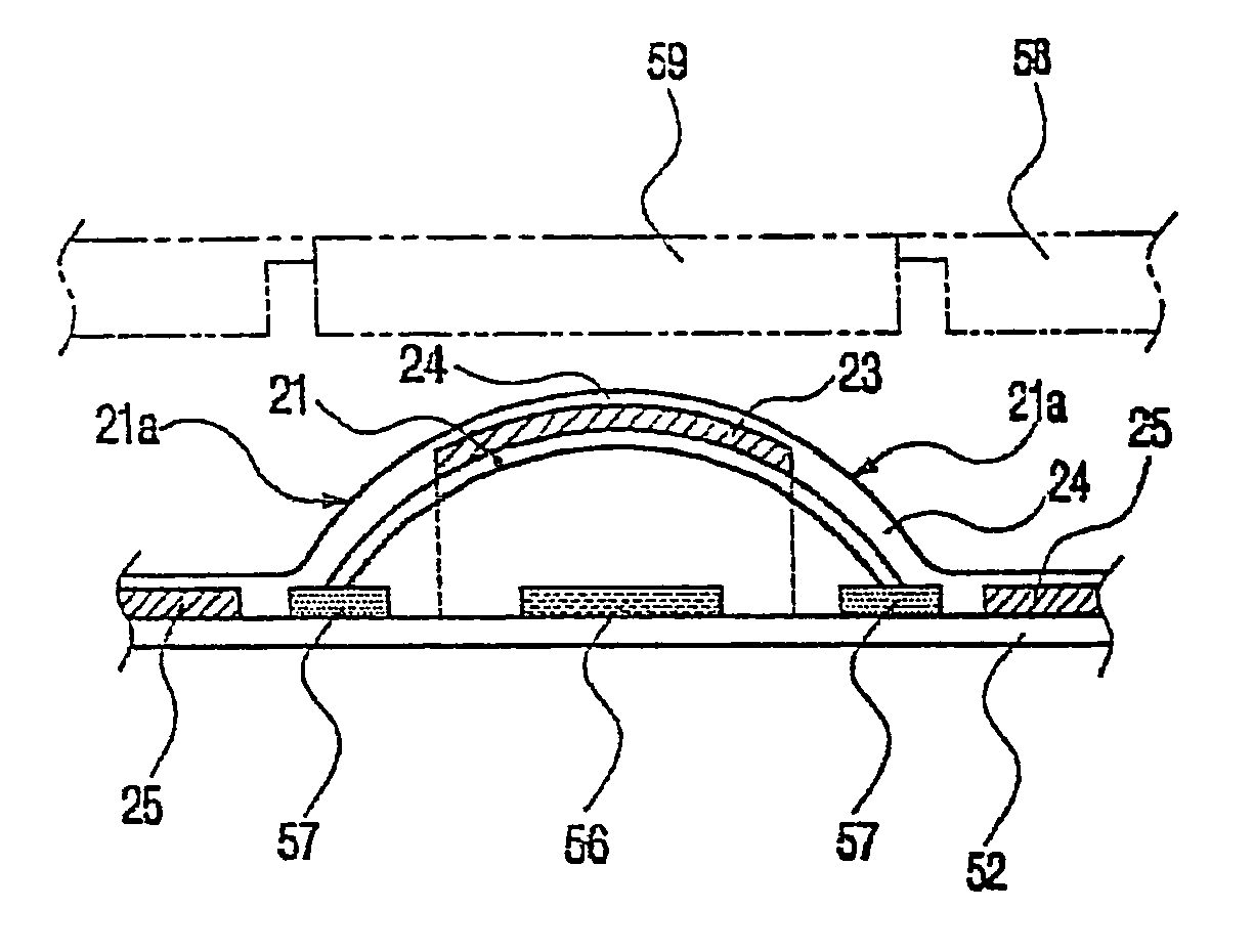 Metal dome sheet in mobile communication terminal and keypad thereof