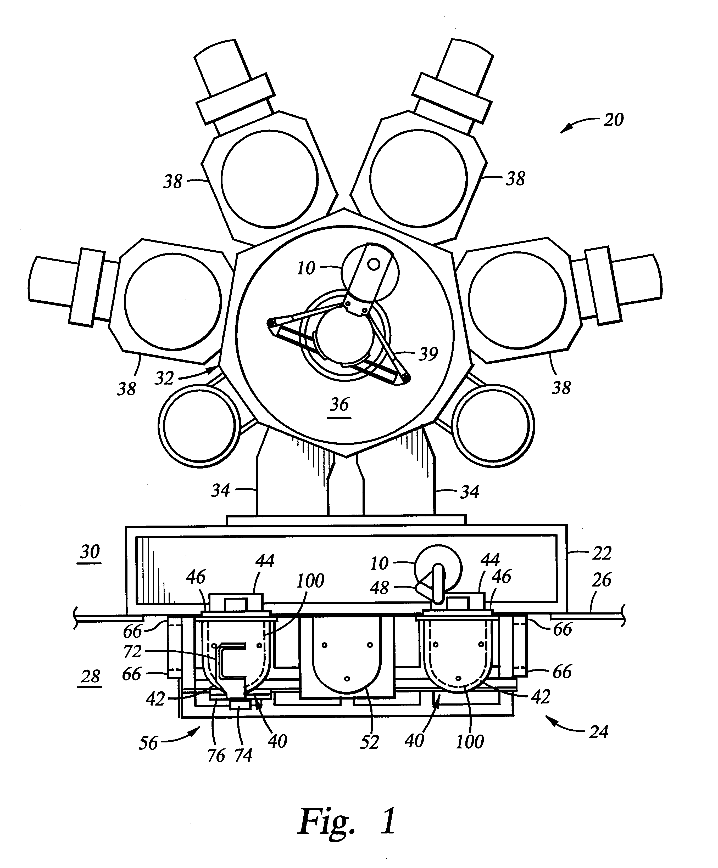 Apparatus for storing and moving a cassette