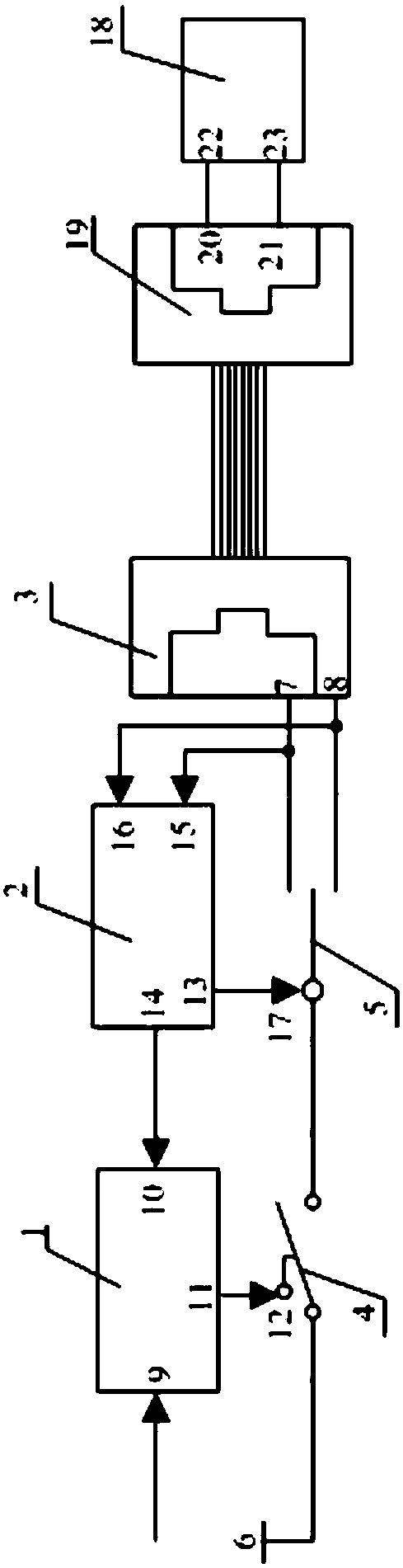 Power device detection circuit, method for detecting power device, and power device