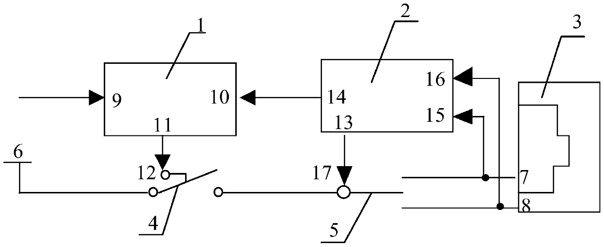 Power device detection circuit, method for detecting power device, and power device