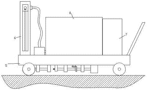 Pesticide spraying device used in agricultural production and plantation