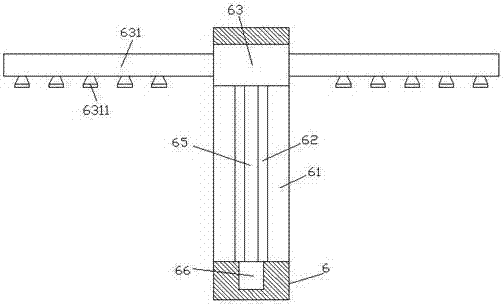 Pesticide spraying device used in agricultural production and plantation