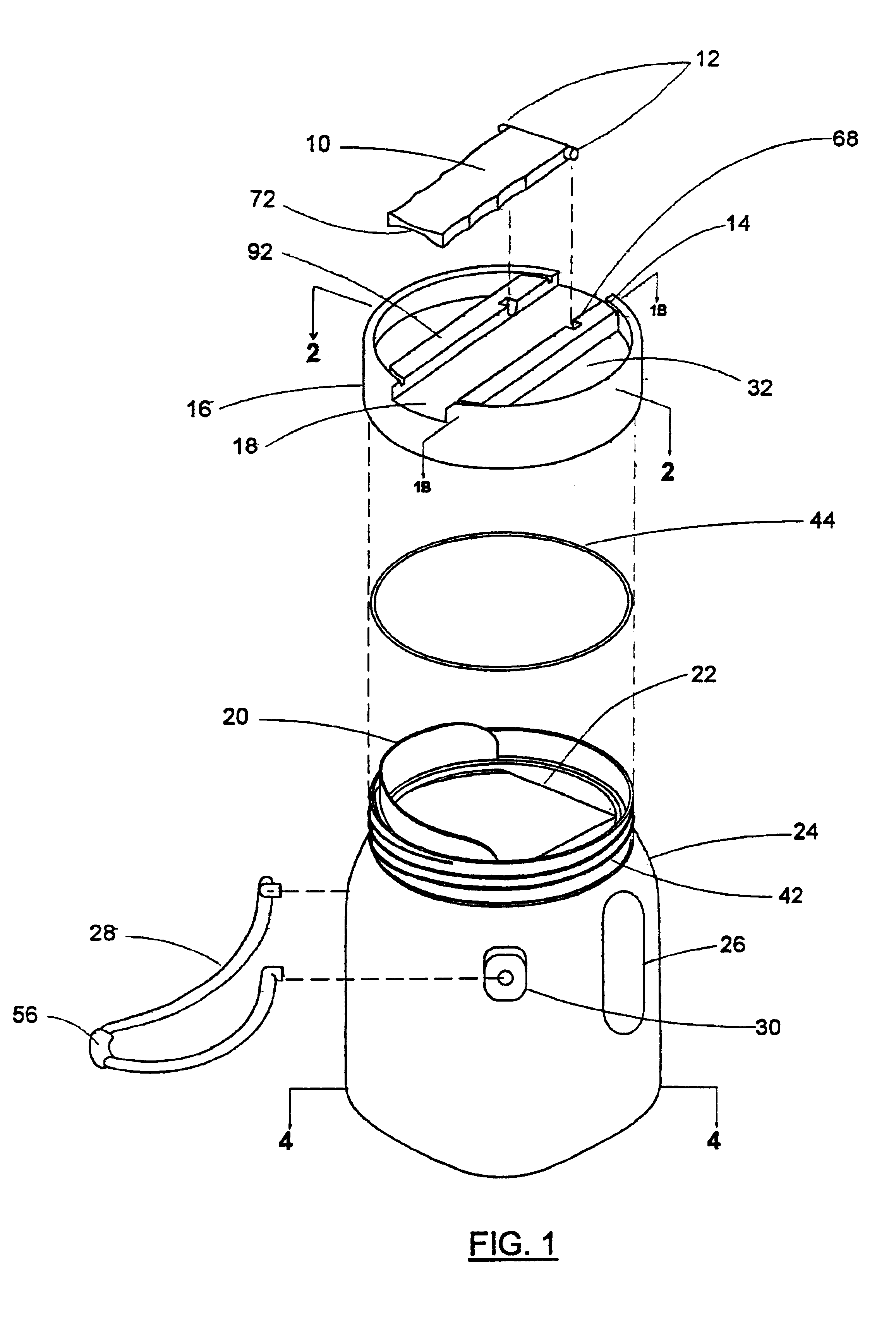 Storage and dispensing container for viscous fluids, paints and the like, and method of minimizing dripping