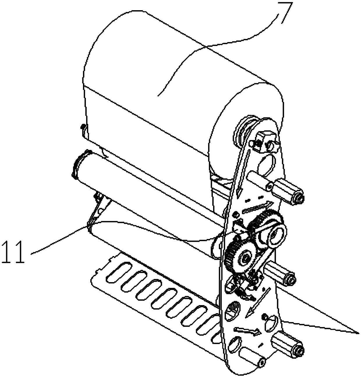 Horizontal type automatic wrapping machine