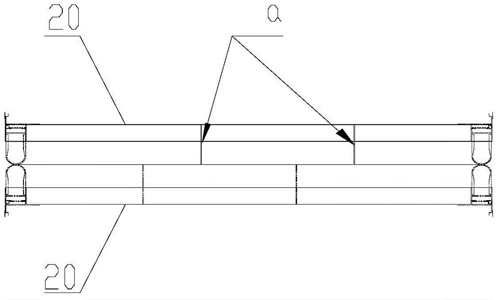 Motor train unit and outer windshield thereof