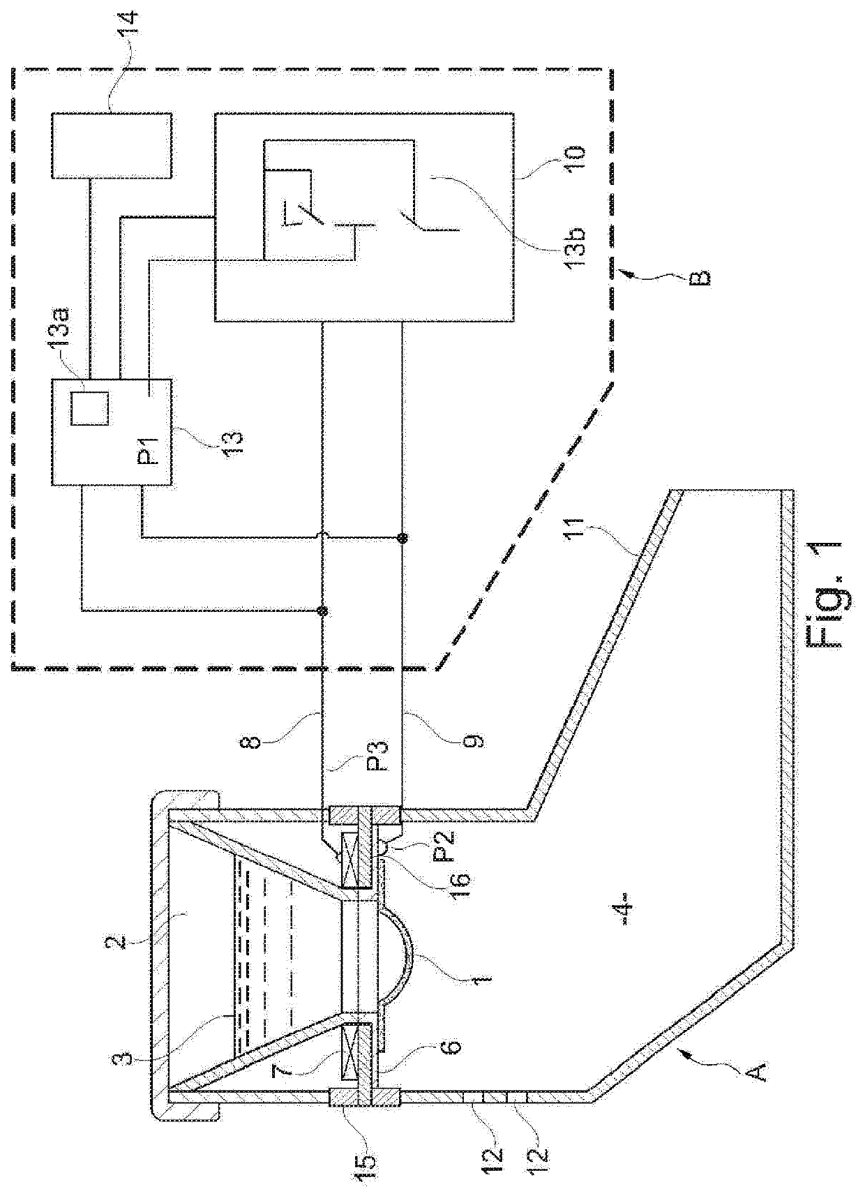 Aerosol delivery device and method of operating the aerosol delivery device