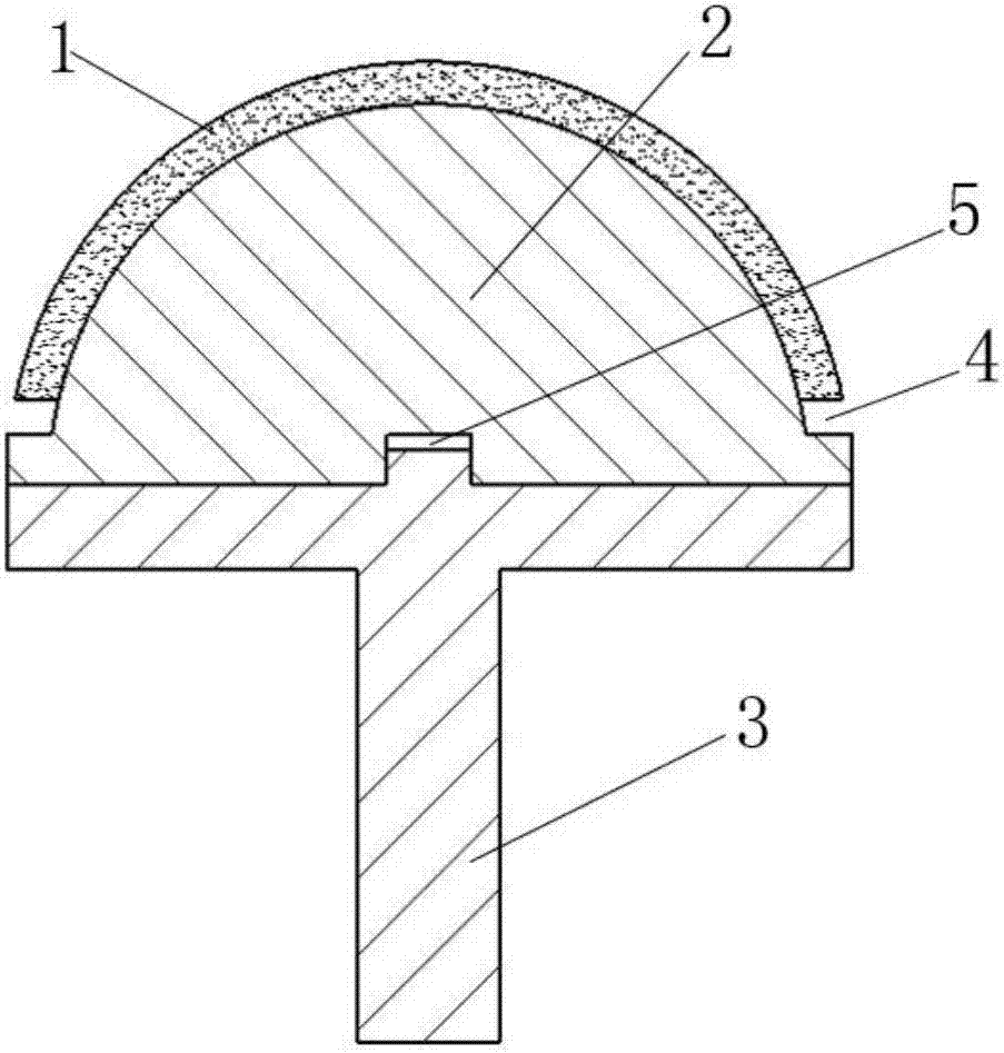 Hemispheric finishing grinding wheel for ultra-precision machining