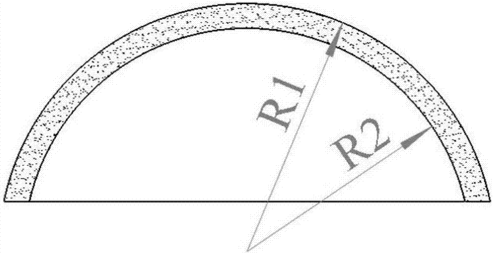 Hemispheric finishing grinding wheel for ultra-precision machining