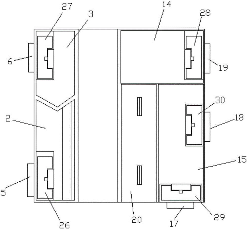 Constant-humidity and constant-cleanness air treatment combined air cabinet